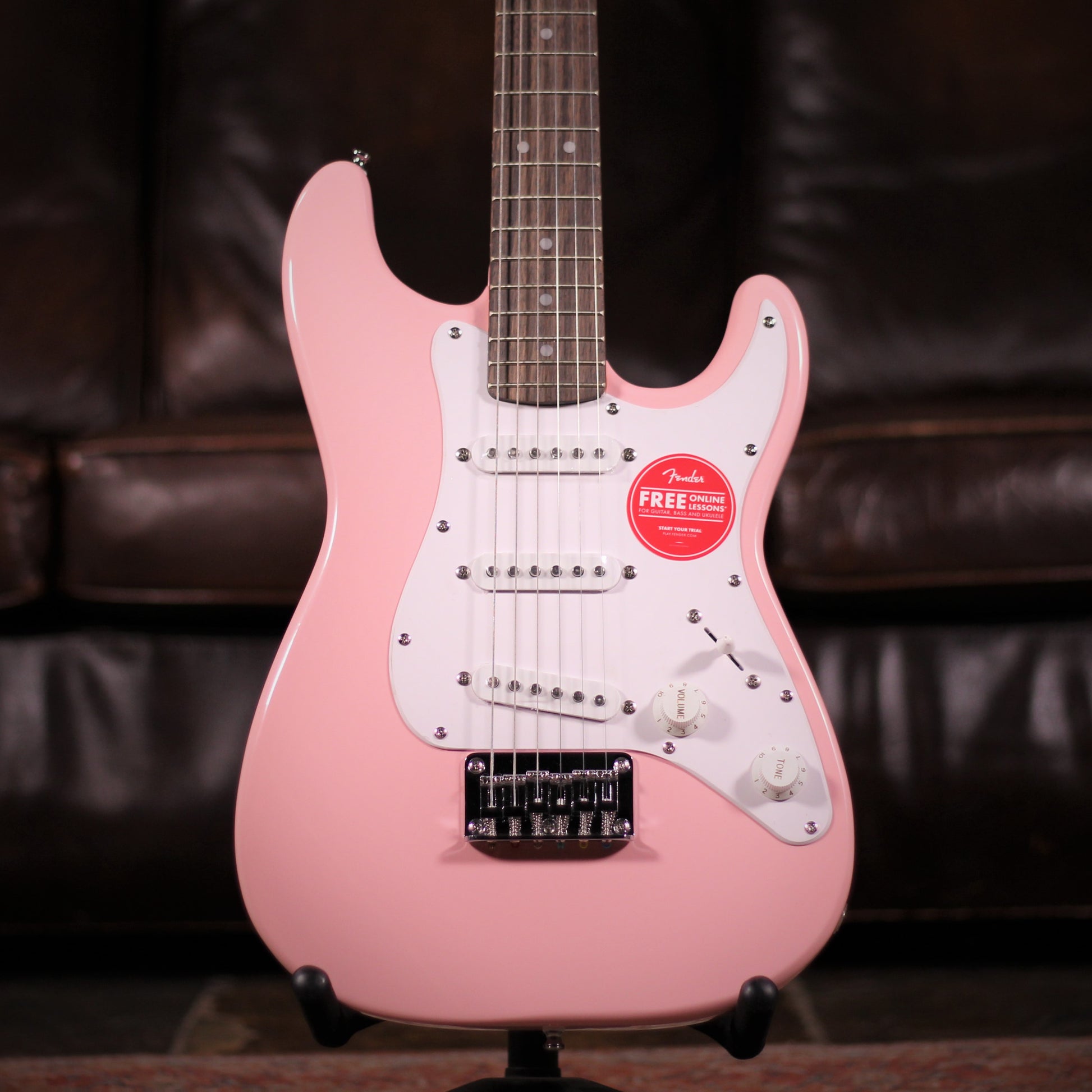 Squier Mini Strat Shell Pink