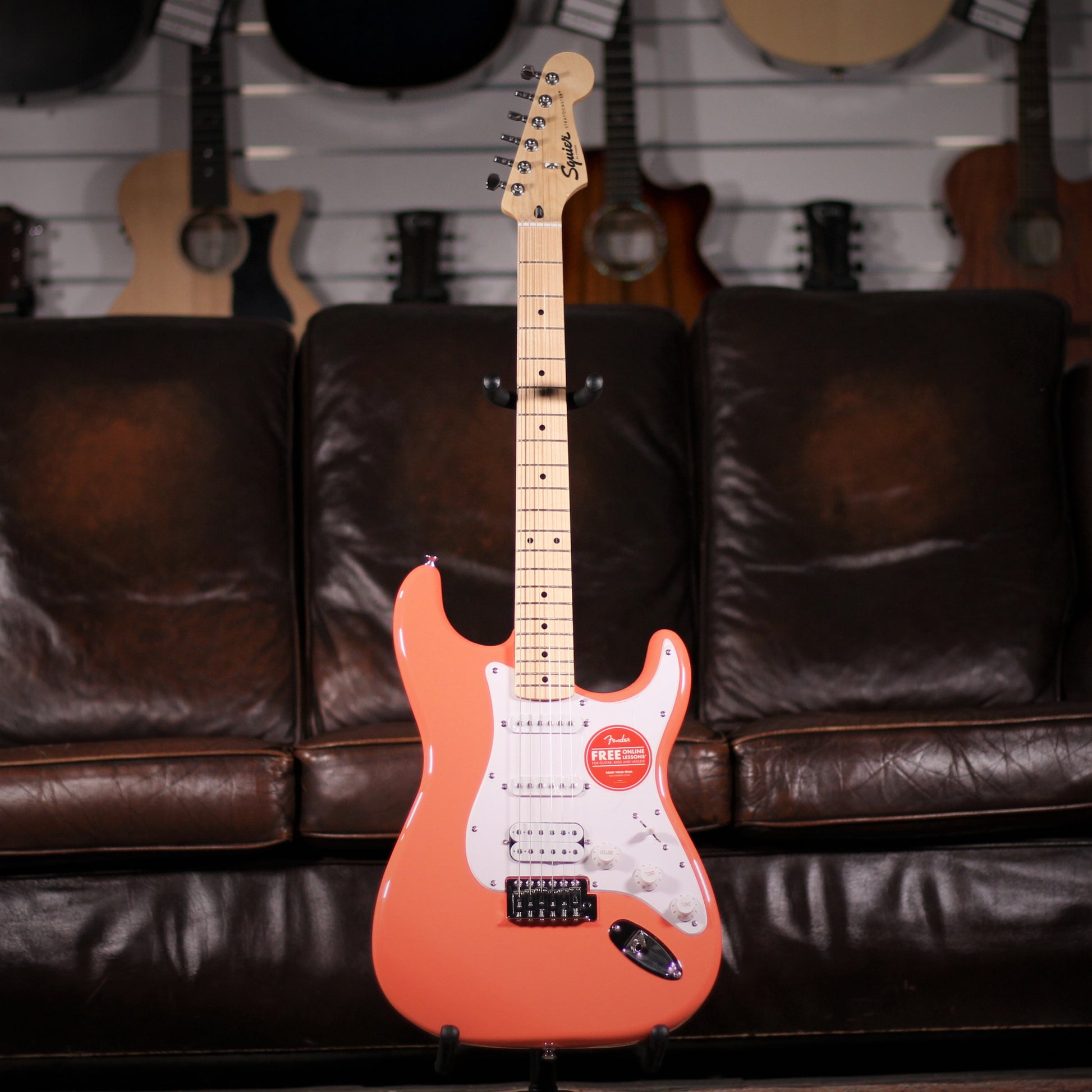 Squier Sonic Stratocaster HSS Tahitian Coral full