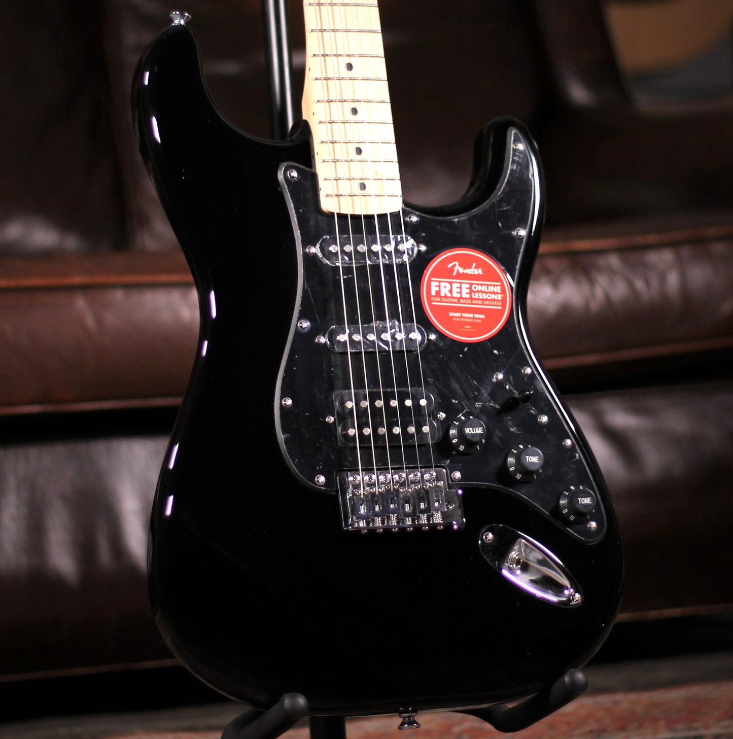 Squier Sonic Strat HSS Black