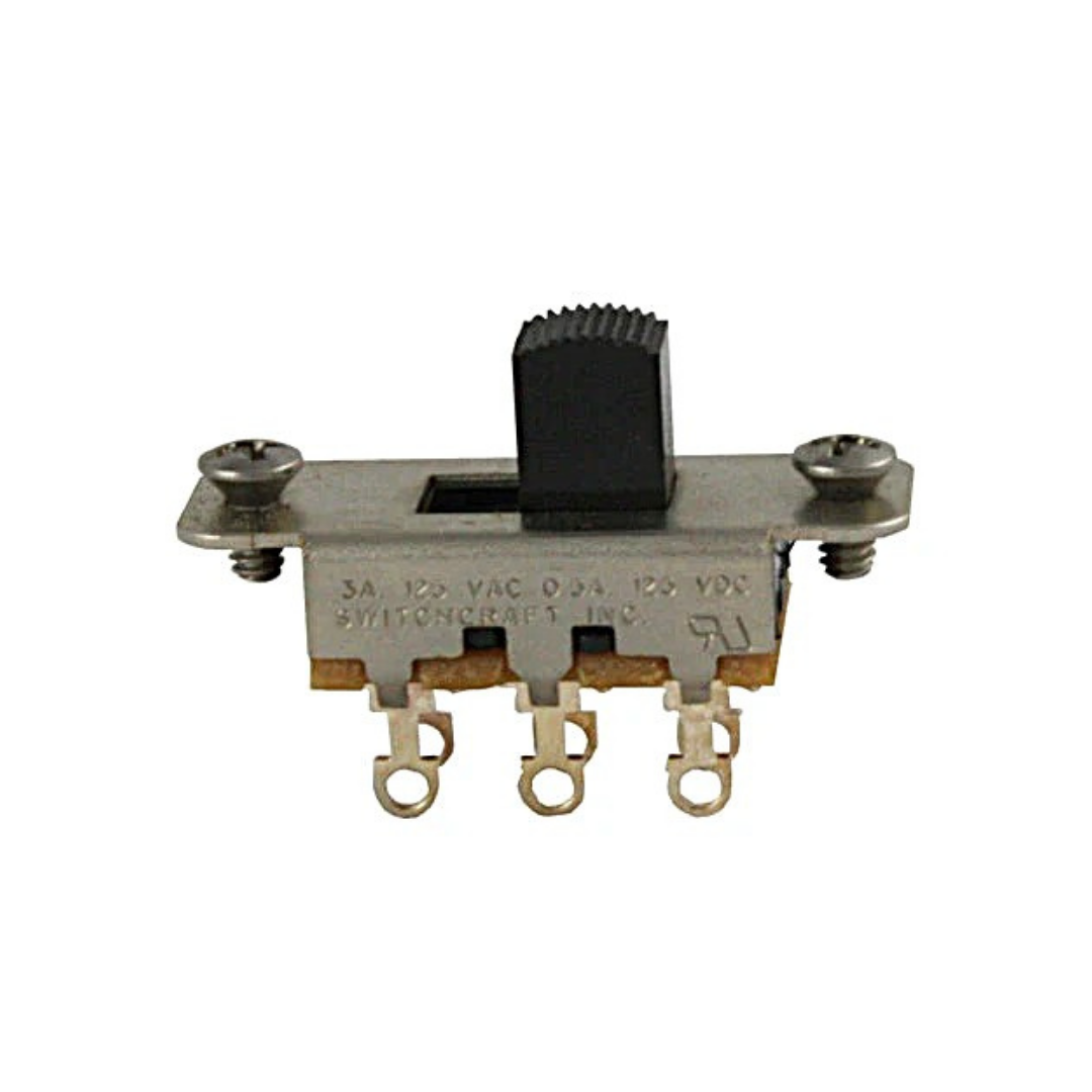 Switchcraft Black On-On Slide Switch
