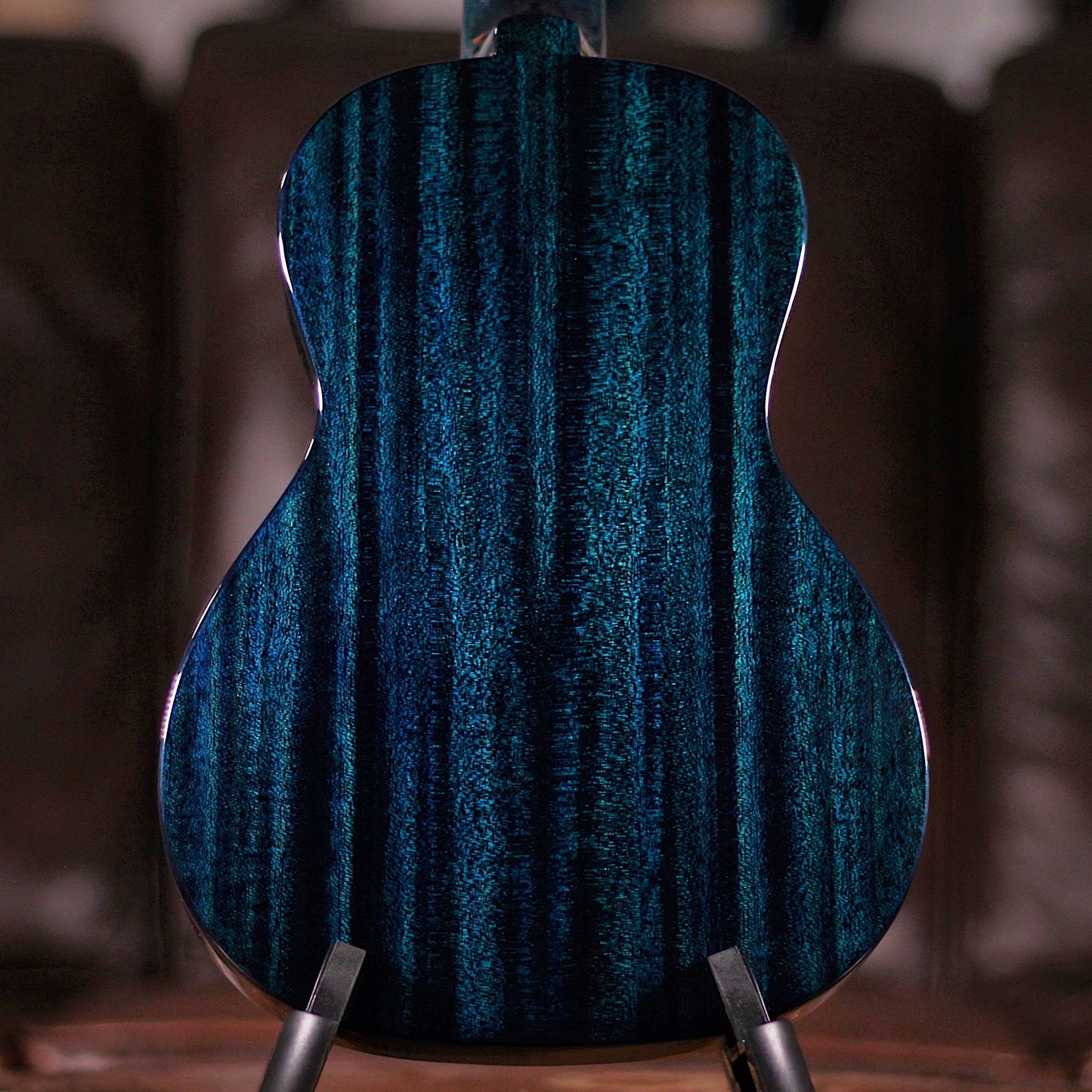 Uma Solid Mahogany Soprano Ukulele - Blue