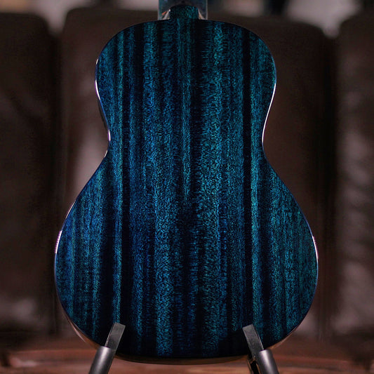 Uma Solid Mahogany Soprano Ukulele - Blue