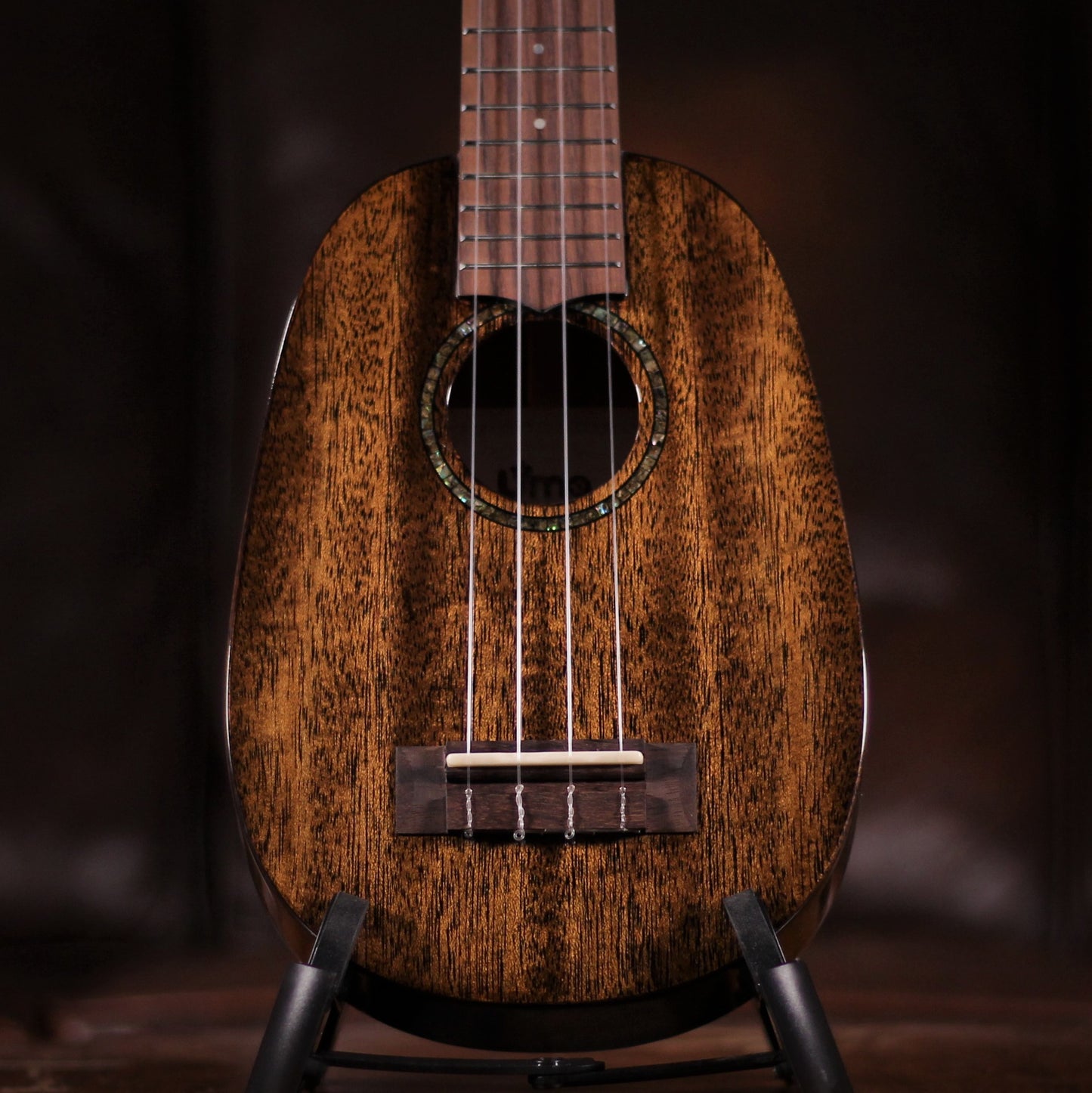 Uma Solid Mahogany Soprano Ukulele - Trans Black - General available at Foulds Guitars Derby