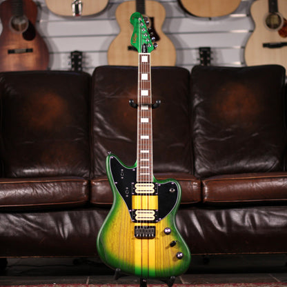 Vintage REVO Integra Green/Yellow Burst