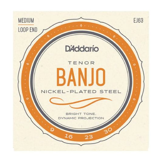 DAddario EJ63 Tenor Banjo 9-30