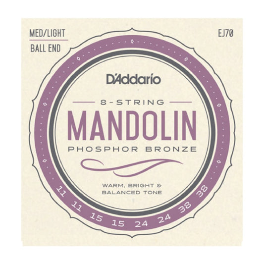 DAddario EJ70 Ball-end Mandolin 11-38
