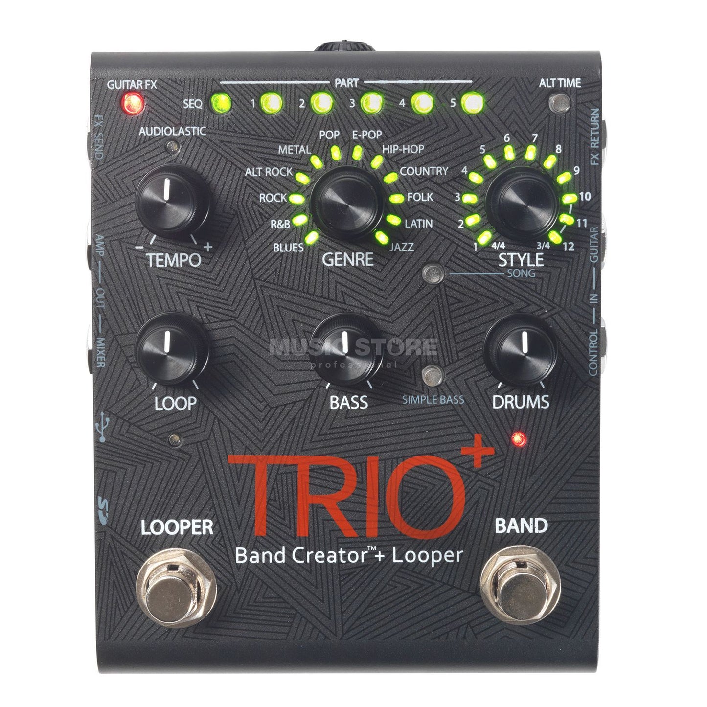 Digitech Trio+ - Pedals available at Foulds Guitars Derby