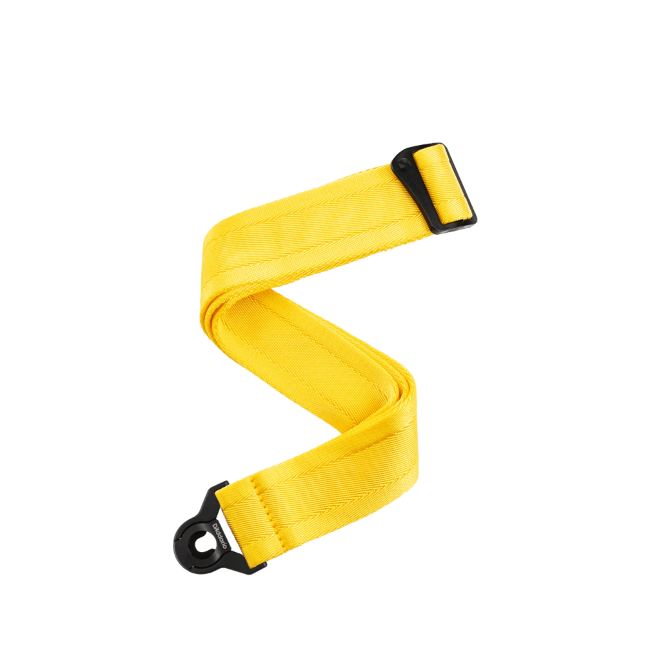 D'addario Auto Lock Strap - Mellow Yellow