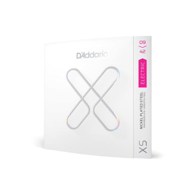 D'Addario XS Nickel Coated Electric Guitar Strings 09-42 - Electric Guitar Strings available at Foulds Guitars Derby