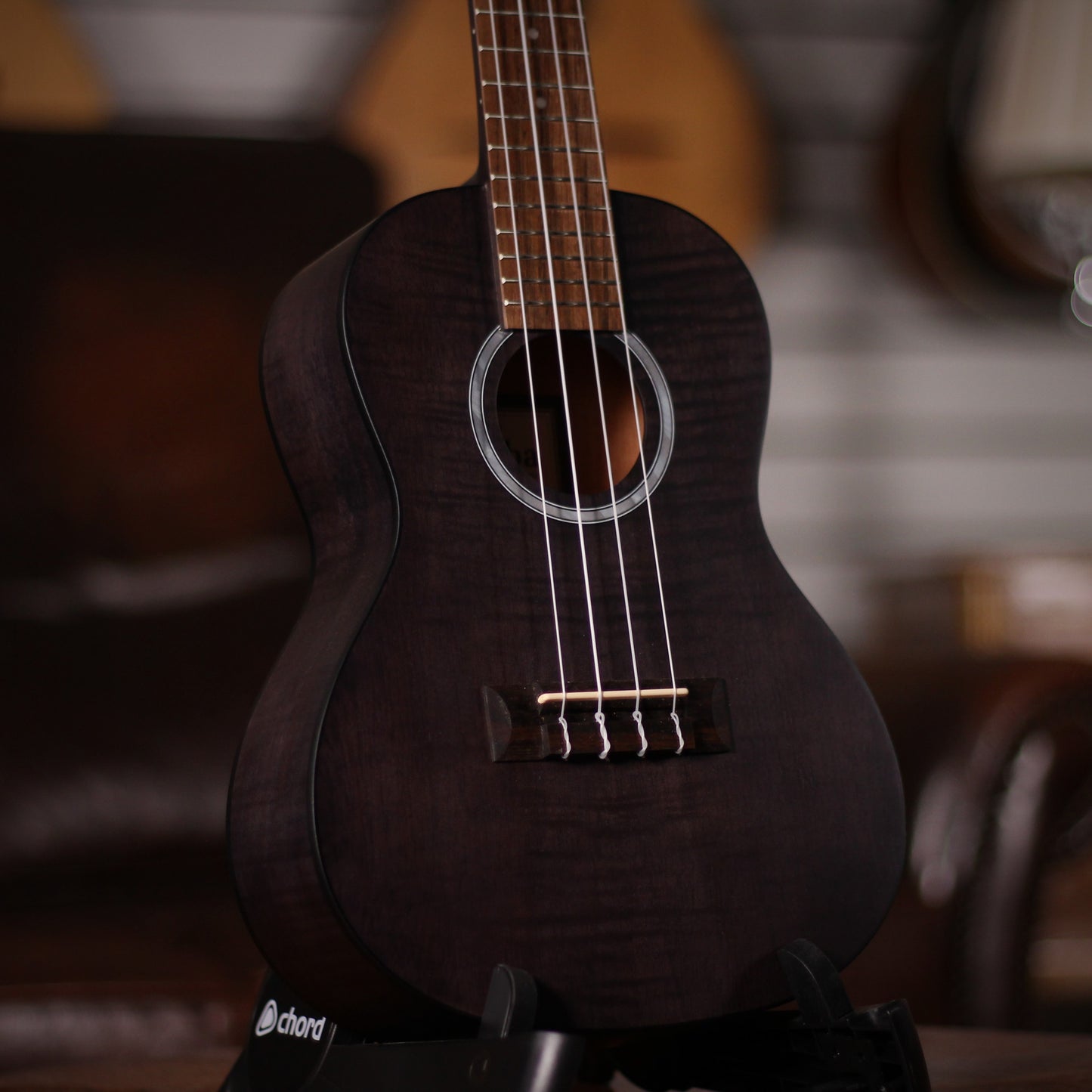 Cordoba 15C FM Concert Uke Grey angled