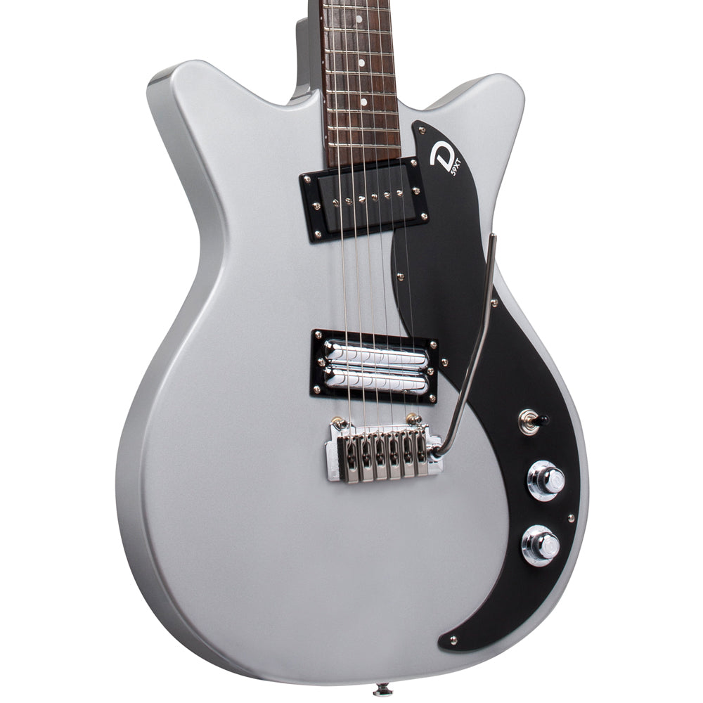 Danelectro 59XT Guitar with Vibrato ~ Silver