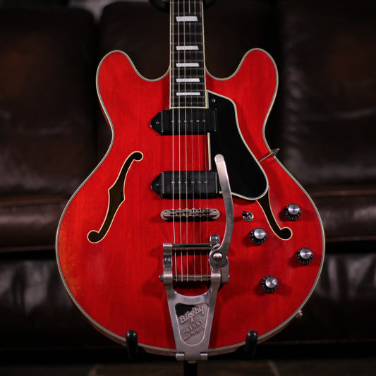 Eastman T64/V Red - Semi-Acoustic Guitars available at Foulds Guitars Derby
