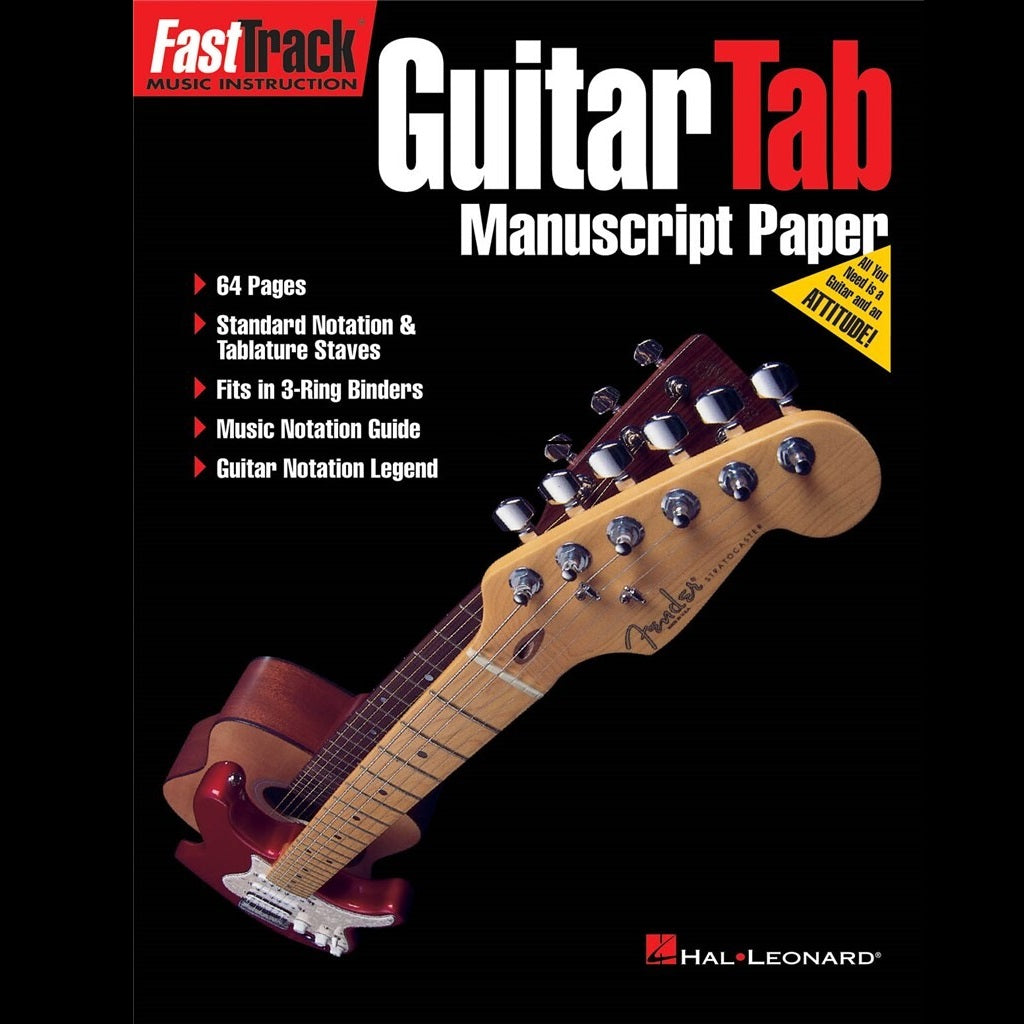 FastTrack Guitar Tab Manuscript Paper