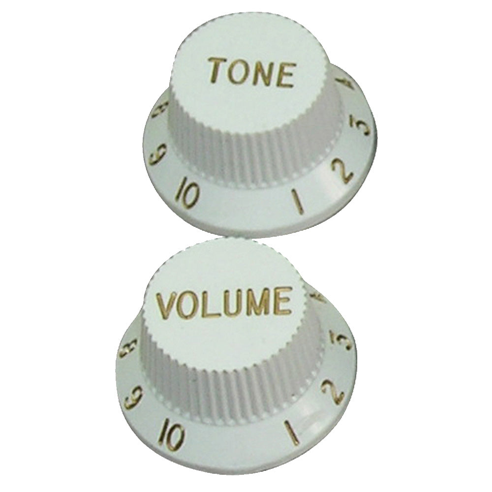 Guitar Tech Control Knobs ~ White