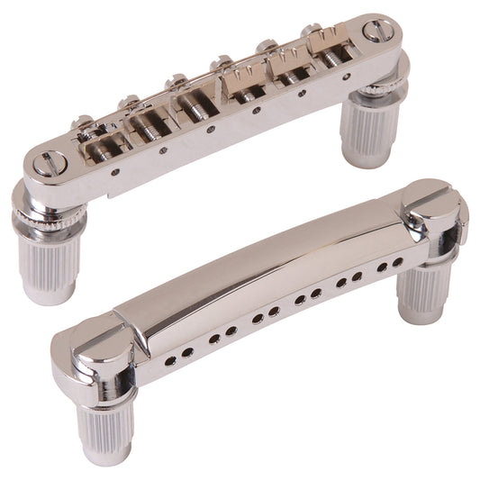 Guitar Tech 12 String Bridge & Saddle ~ Chrome