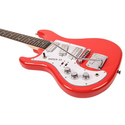 Rapier 33 Electric Guitar ~ Left Hand Fiesta Red