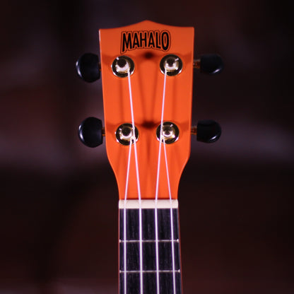 Mahalo MR1OR Soprano Ukulele headstock