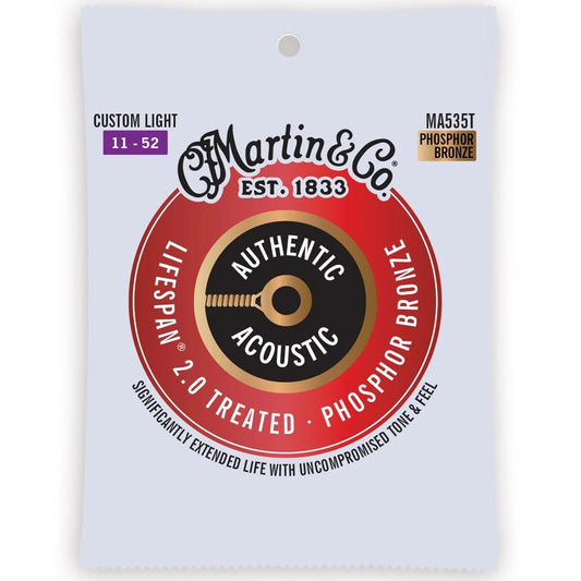 Martin Phosphor Bronze Lifespan MA535T 11-52