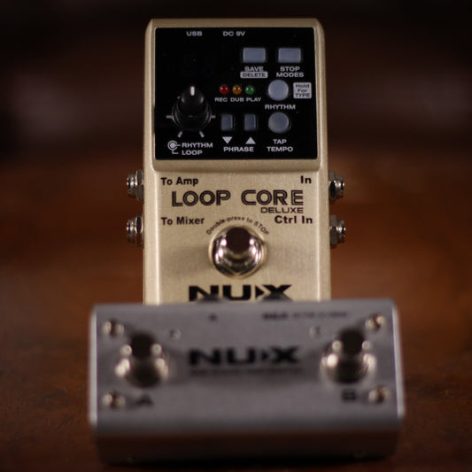 NUX Loop Core Deluxe Bundle - Guitar Pedals available at Foulds Guitars Derby