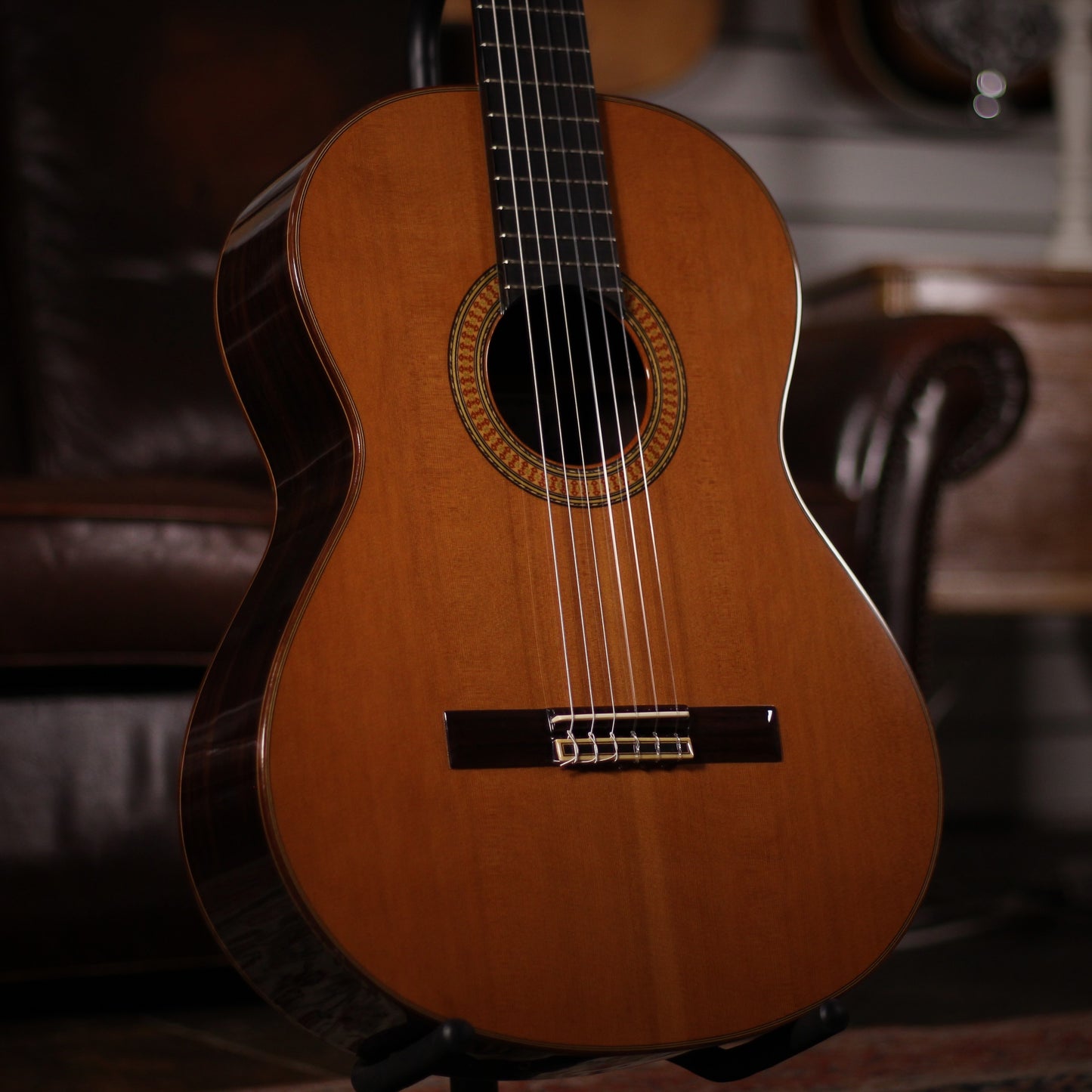 USED - Alhambra 9P Classical Guitar angled