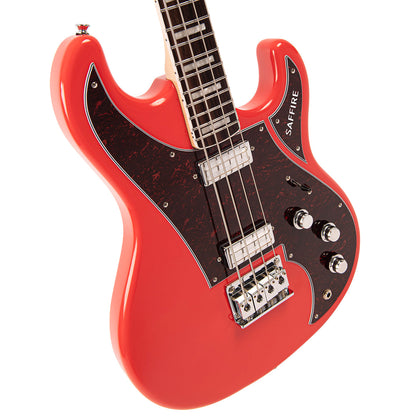 Rapier Saffire Bass Guitar ~ Fiesta Red