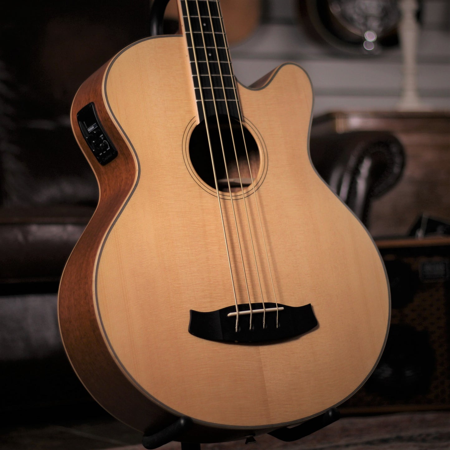 Tanglewood TW8 AB Acoustic Bass angled