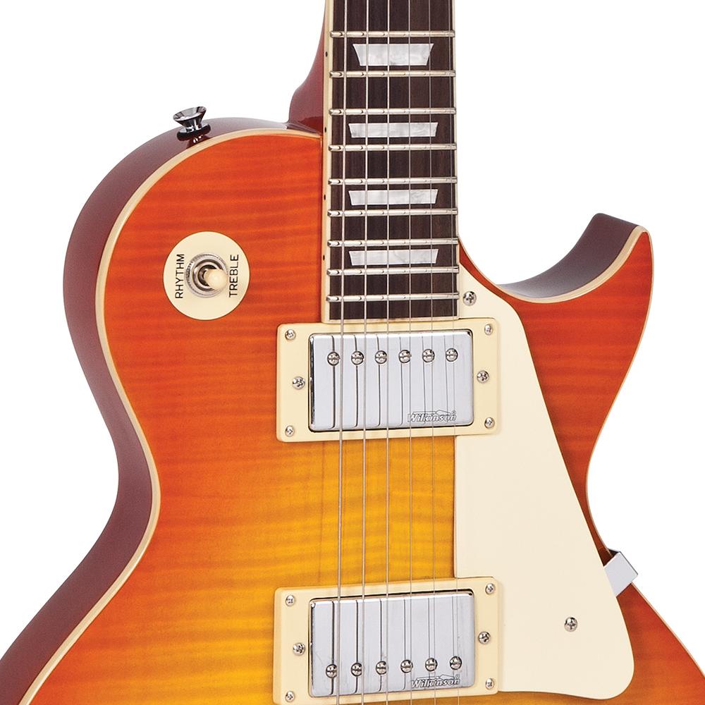 Vintage V100 ReIssued Electric Guitar ~ Honeyburst