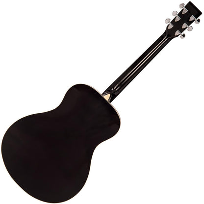 Vintage V300 Acoustic Folk Guitar ~ Black