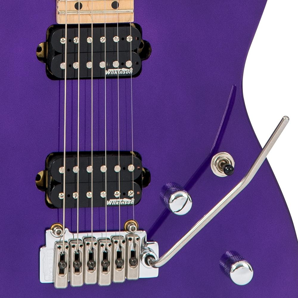 Vintage V6M24 ReIssued Series Electric Guitar ~ Pasadena Purple