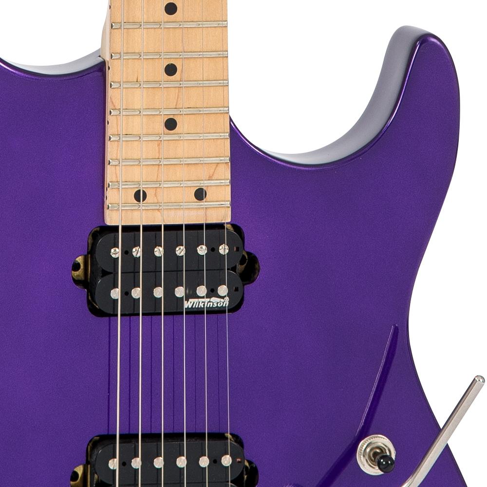 Vintage V6M24 ReIssued Series Electric Guitar ~ Pasadena Purple