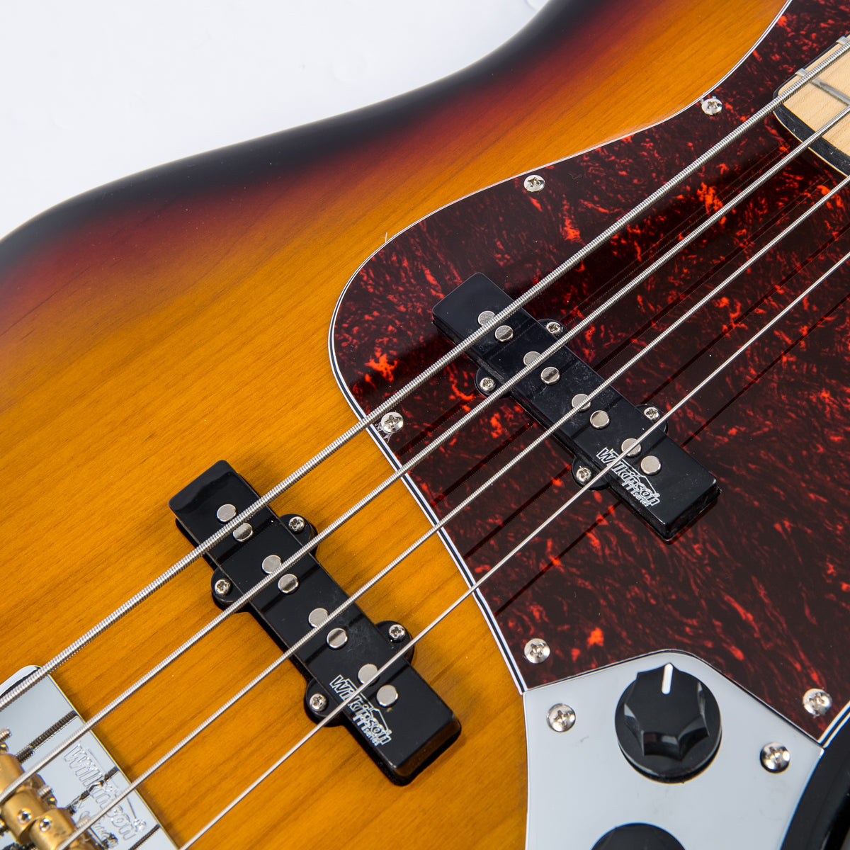 Vintage VJ74 ReIssued Maple F/Board Bass ~ Sunset Sunburst