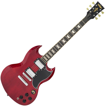 Vintage VS6 ReIssued Electric Guitar ~ Cherry Red