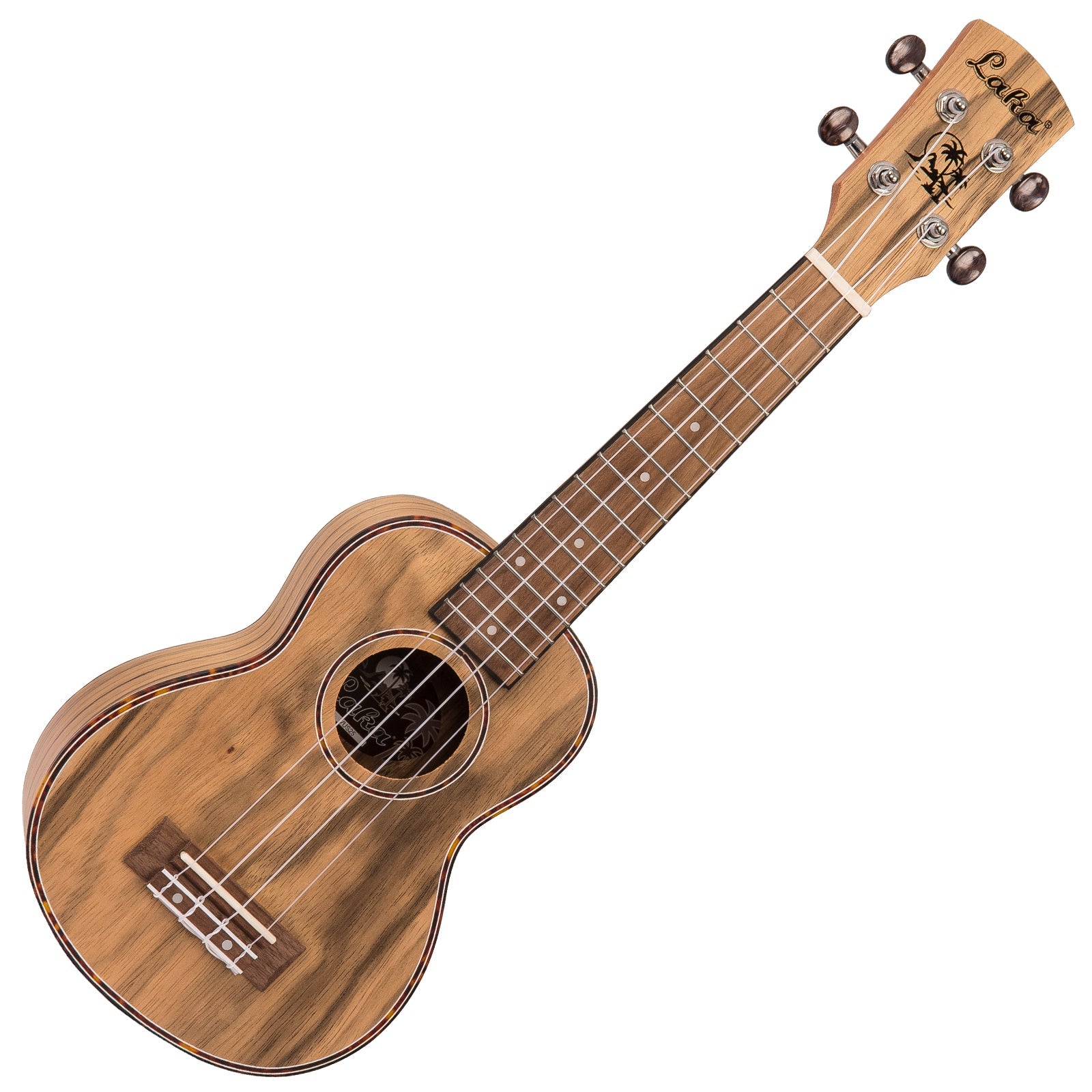 Laka Walnut Series Ukulele & Carry Bag ~ Soprano