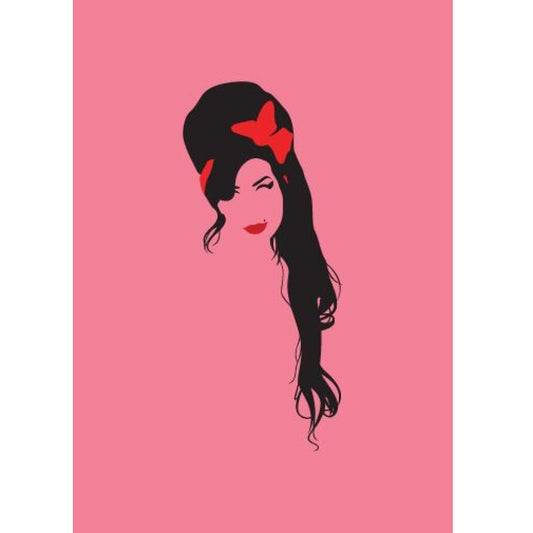 Amy Winehouse Pop Art Card