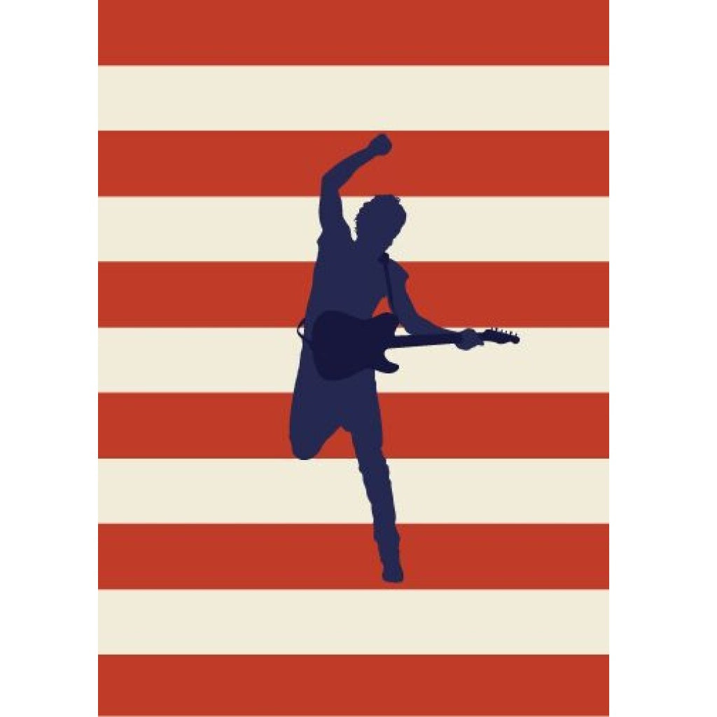 Bruce Springsteen Pop Art Card – Foulds Guitars