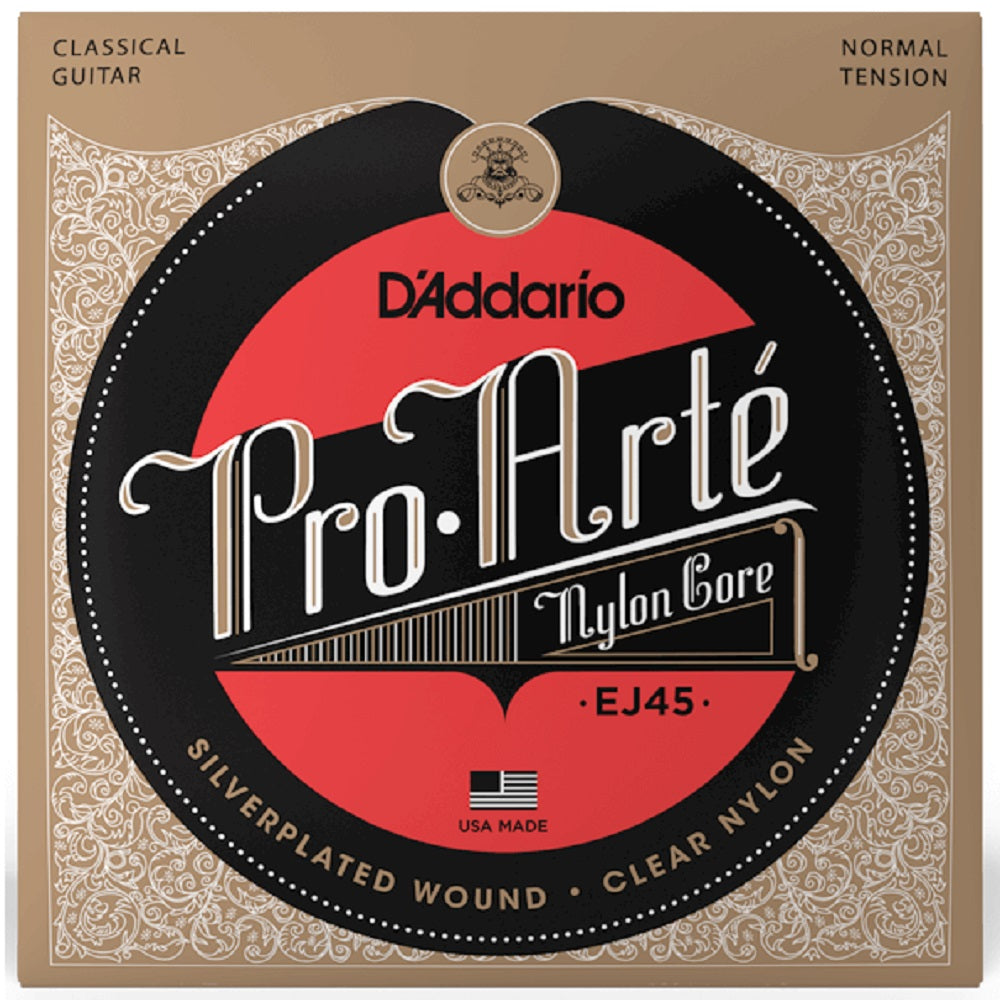 D'Addario EJ45 Pro-Arte Normal Tension - Tie On available at Foulds Guitars Derby