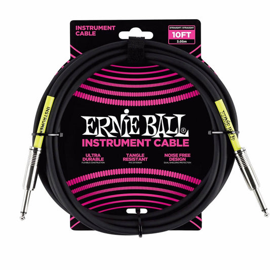 Ernie Ball Black 10ft Cable