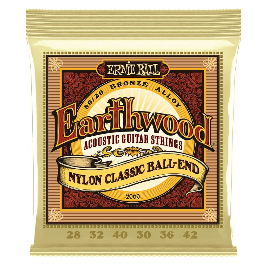 Ernie Ball Earthwood Nylon Classical Ball-End 2069