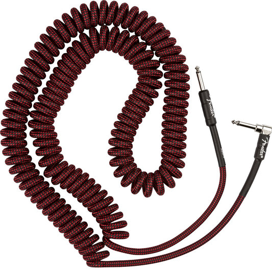 Fender Pro Coil Cable 30ft Red Tweed