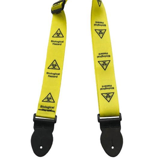 Leathergraft Biohazard Yellow & Black Strap