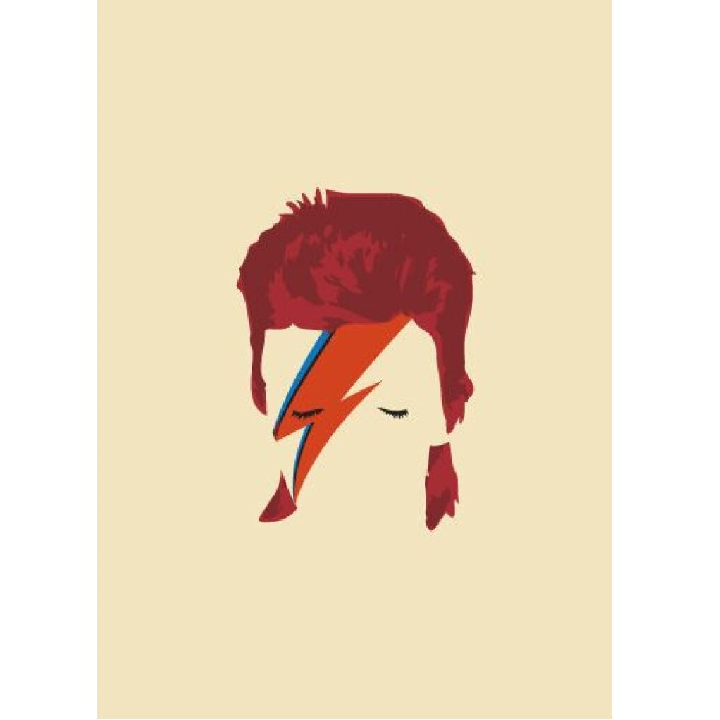David Bowie Pop Art Card