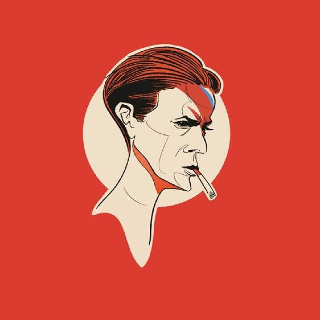 David Bowie Pop Art Icons Greeting Card