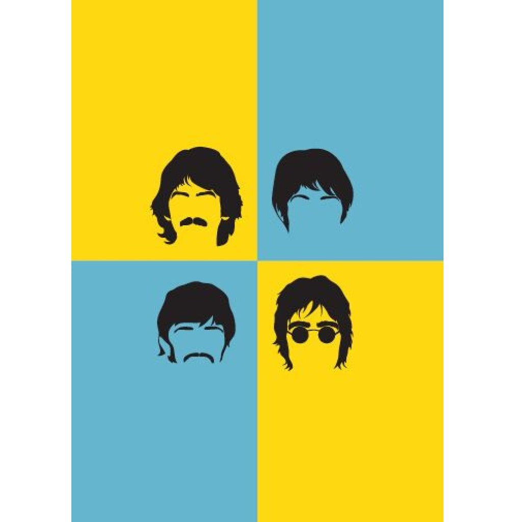 The Beatles Pop Art Card