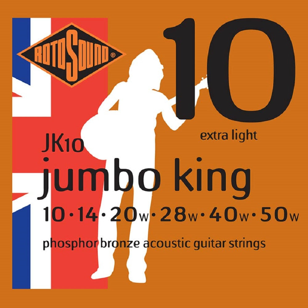 Rotosound Phosphor Bronze JK10 10-50 jumbo king